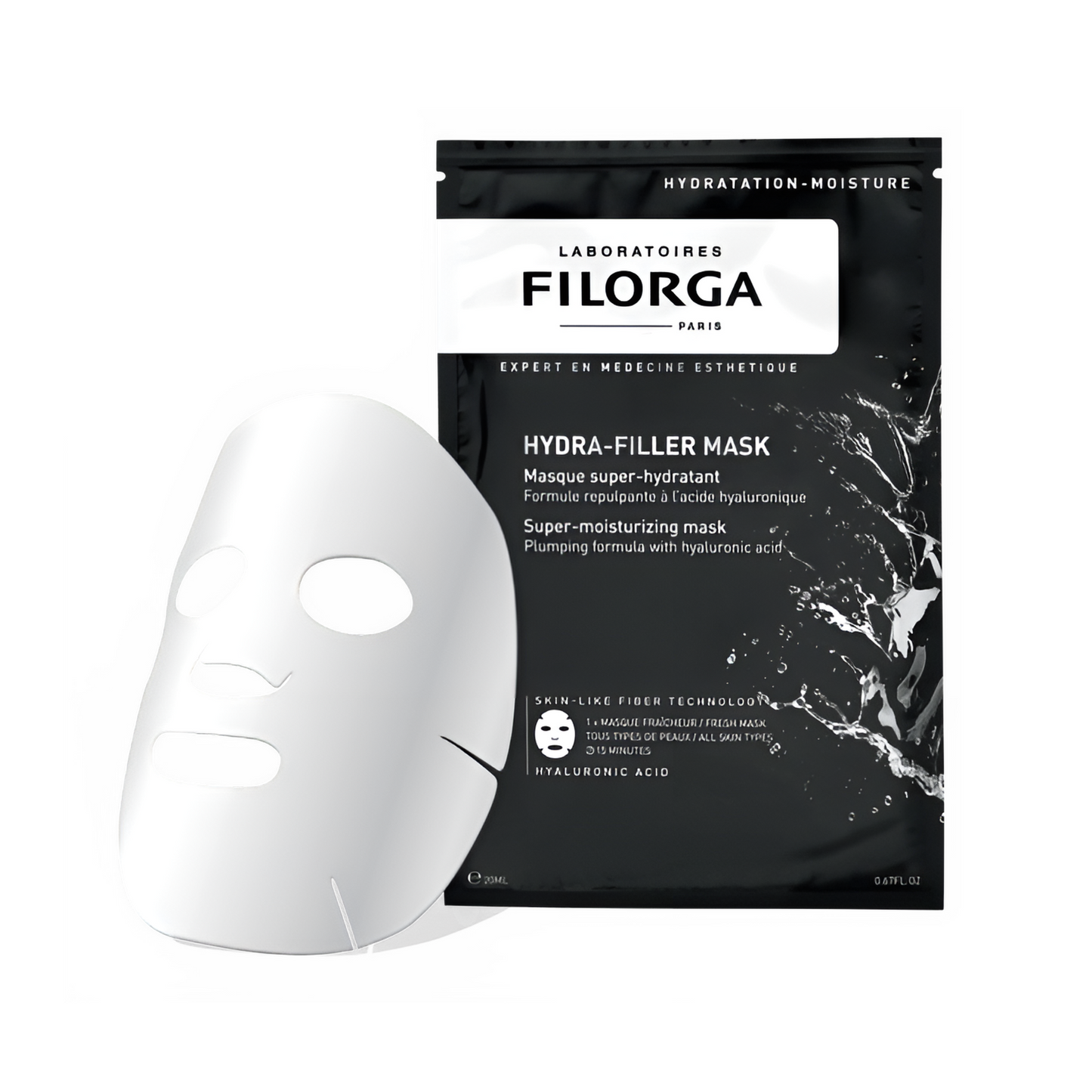 HYDRA-FILLER MASK -SUPER MOISTURIZING MASK- Plumping Formula With Hyaluronic Acid